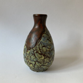 Louis DAGE (* 1885, † 1961) - Vase avec glaçure de la piste des vers - poterie d'atelier