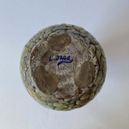 Louis DAGE (* 1885, † 1961) - Vase avec glaçure de la piste des vers - poterie d'atelier – Image 7