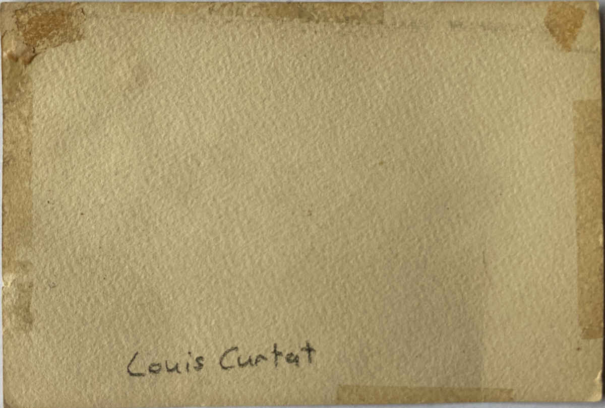 Louis CURTAT (* 1869, † 1944) - Alta valle delle Alpi - Acquerello - immagine 3