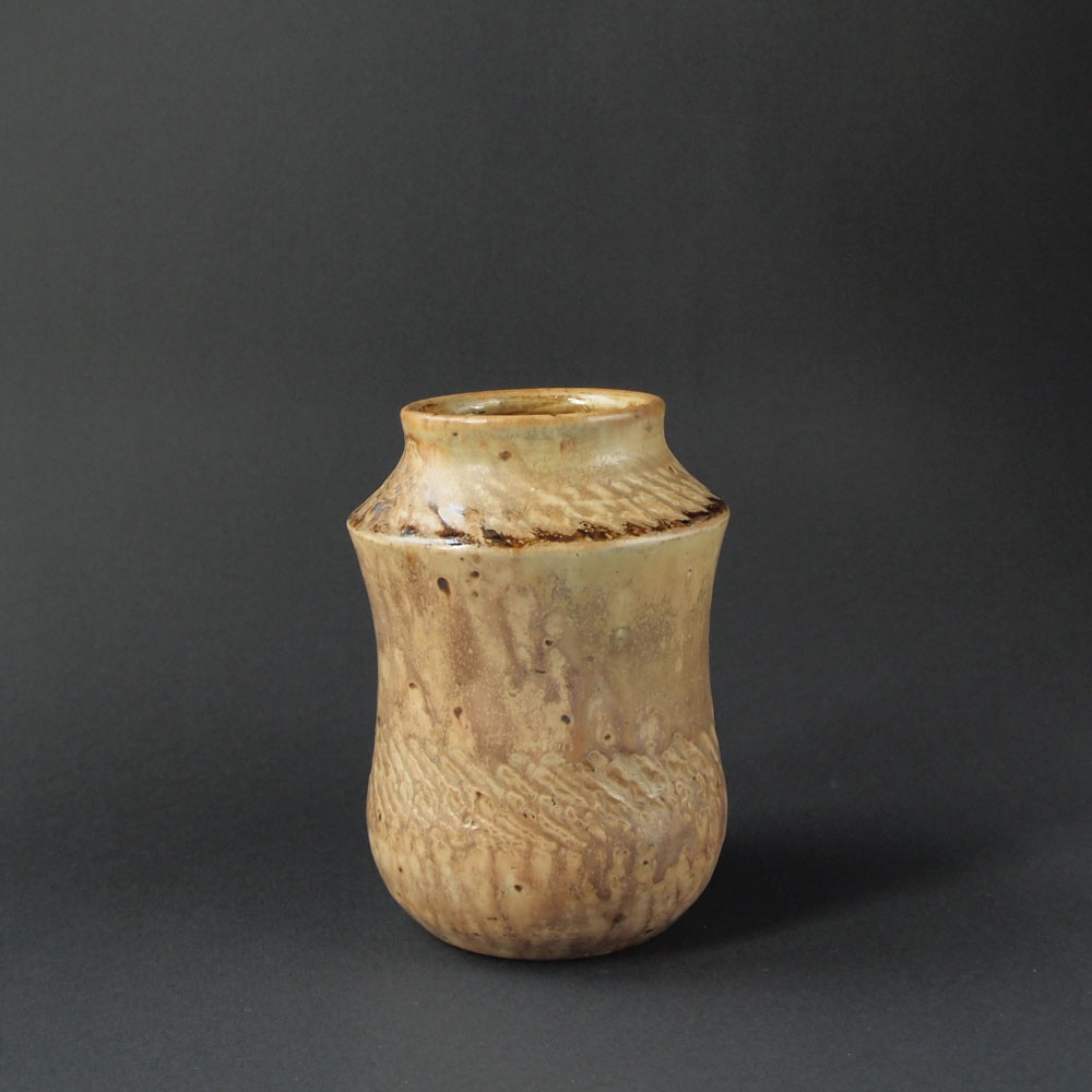 Lucien ARNAUD - Vase brun - poterie d'atelier – Image 2
