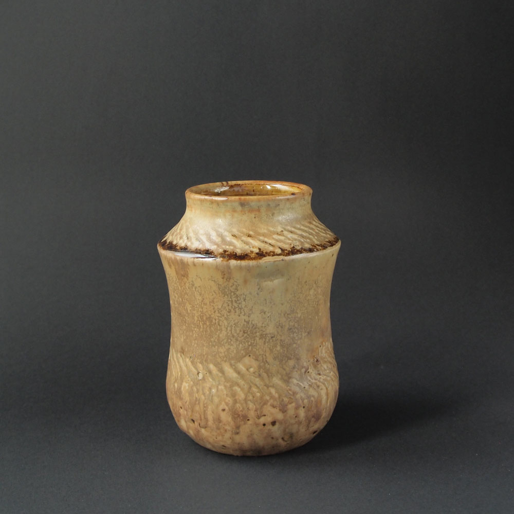 Lucien ARNAUD - Vase brun - poterie d'atelier – Image 4