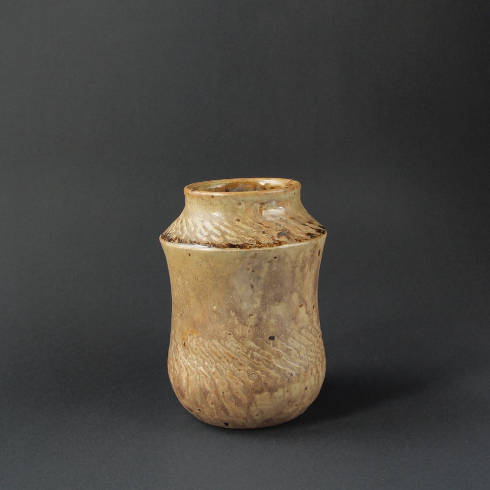 Lucien ARNAUD - Vase brun - poterie d'atelier