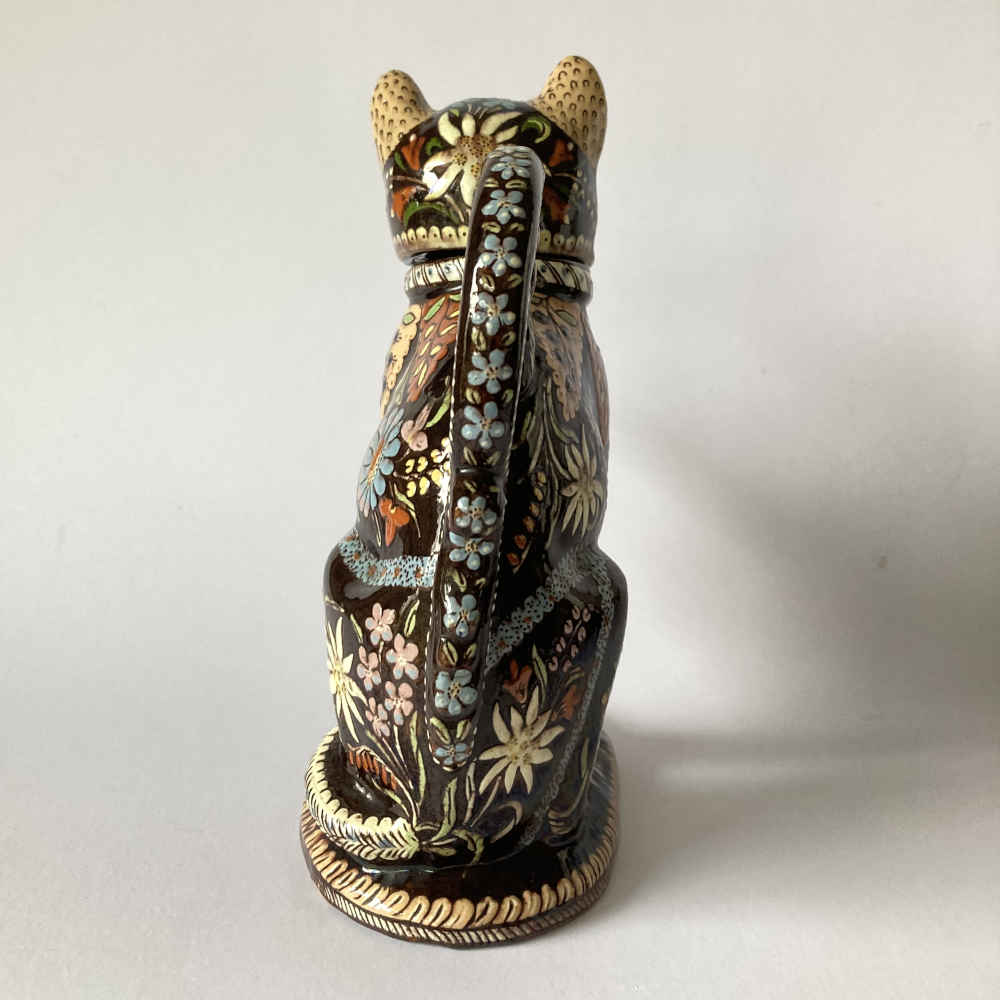 Maiolica di Thun – Gatto (nero) come teiera / caffettiera - immagine 11