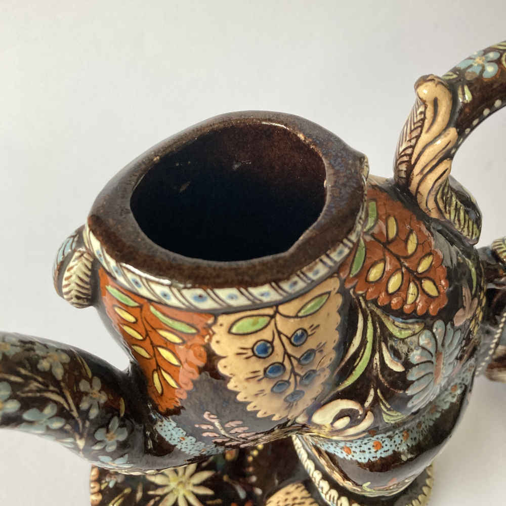 Maiolica di Thun – Gatto (nero) come teiera / caffettiera - immagine 18