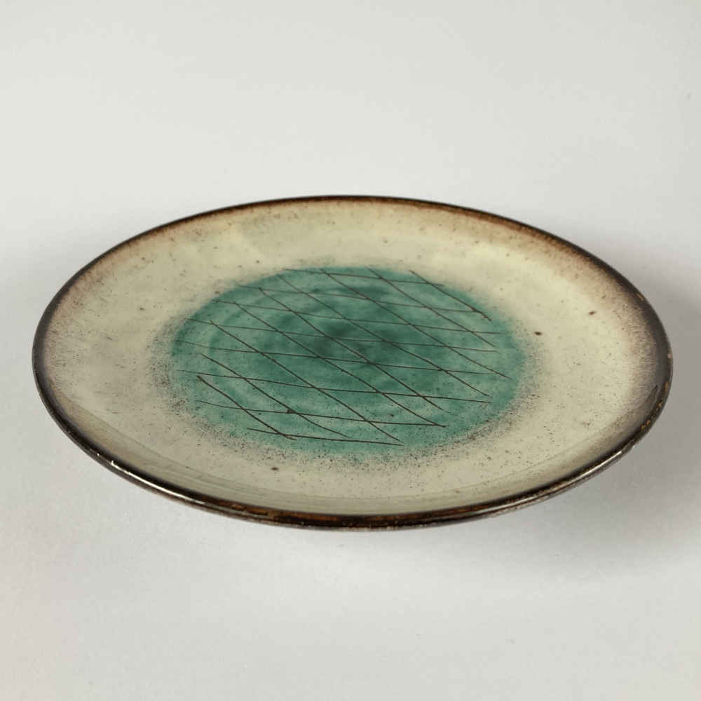 Margrit LINCK-DAEPP (* 1897, † 1983) - Verseuse à lait et assiette à dessert - Poterie d'atelier – Image 7