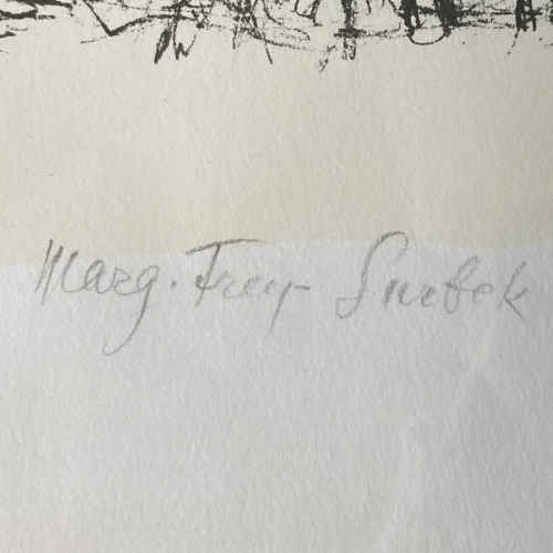 Firma di Ernst Marguerite Frey-Surbek: Marg. Frey-Surbek.
