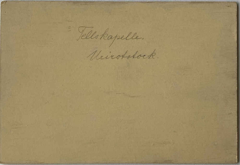 Marie EGG (* 1873, † 1959) - Capilla de Tell - Uri Rotstock - Veduta - Pintura al óleo - Imagen 5