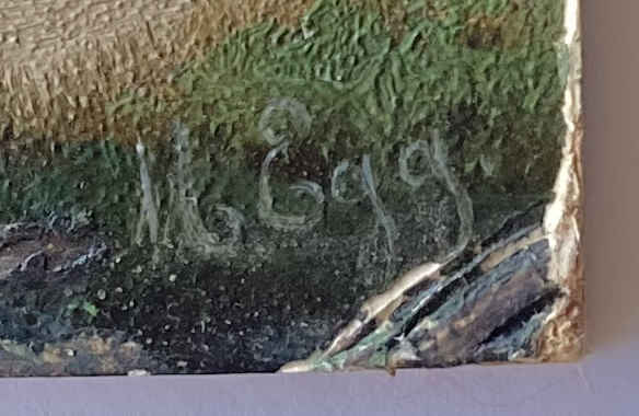 Marie EGG (* 1873, † 1959) - Castello di Schadau - Pittura Veduta - immagine 4