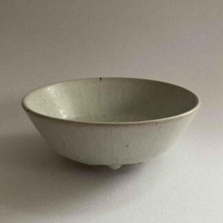 Mario MASCARIN (* 1901, † 1966) - Cuenco blanco con gotas - cerámica de taller