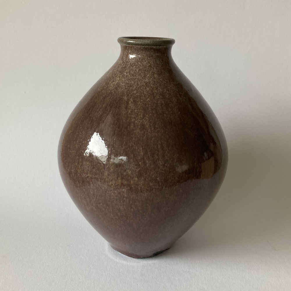 Mario MASCARIN (* 1901, † 1966) - Jarrón huso rojo vino - Cerámica de taller - Imagen 2