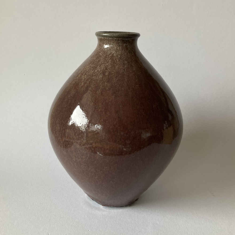 Mario MASCARIN (* 1901, † 1966) - Jarrón huso rojo vino - Cerámica de taller - Imagen 3