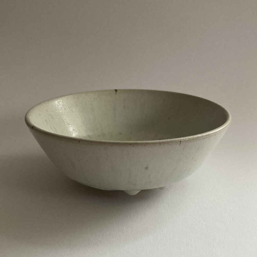 Mario MASCARIN (* 1901, † 1966) - Ciotola bianca con gocce - Studio ceramica