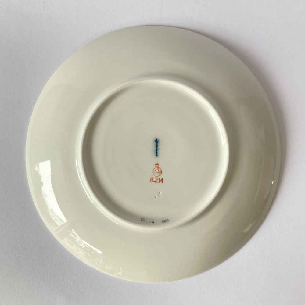 Marguerite FRIEDLAENDER-WILDENHAIN (1896-1985) pour KPM - service à thé « Forme de Halle » - « Anneaux en or » - Céramique d'atelier – Image 9