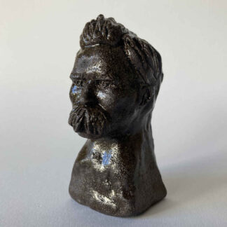 Mila VÁZQUEZ OTERO (* 1978) - Friedrich Nietzsche - buste salière - Poterie d'atelier