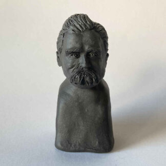 Mila VÁZQUEZ OTERO (* 1978) - Friedrich Nietzsche - Saliera in forma di busto (2) - Studio ceramica