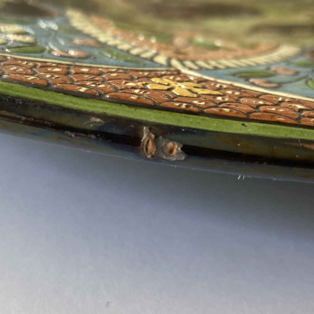MUSÉE CÉRAMIQUE - Hunting Dogs with Deer (Gottfried Stähly-Rychen) - Thun Majolica - Image 4