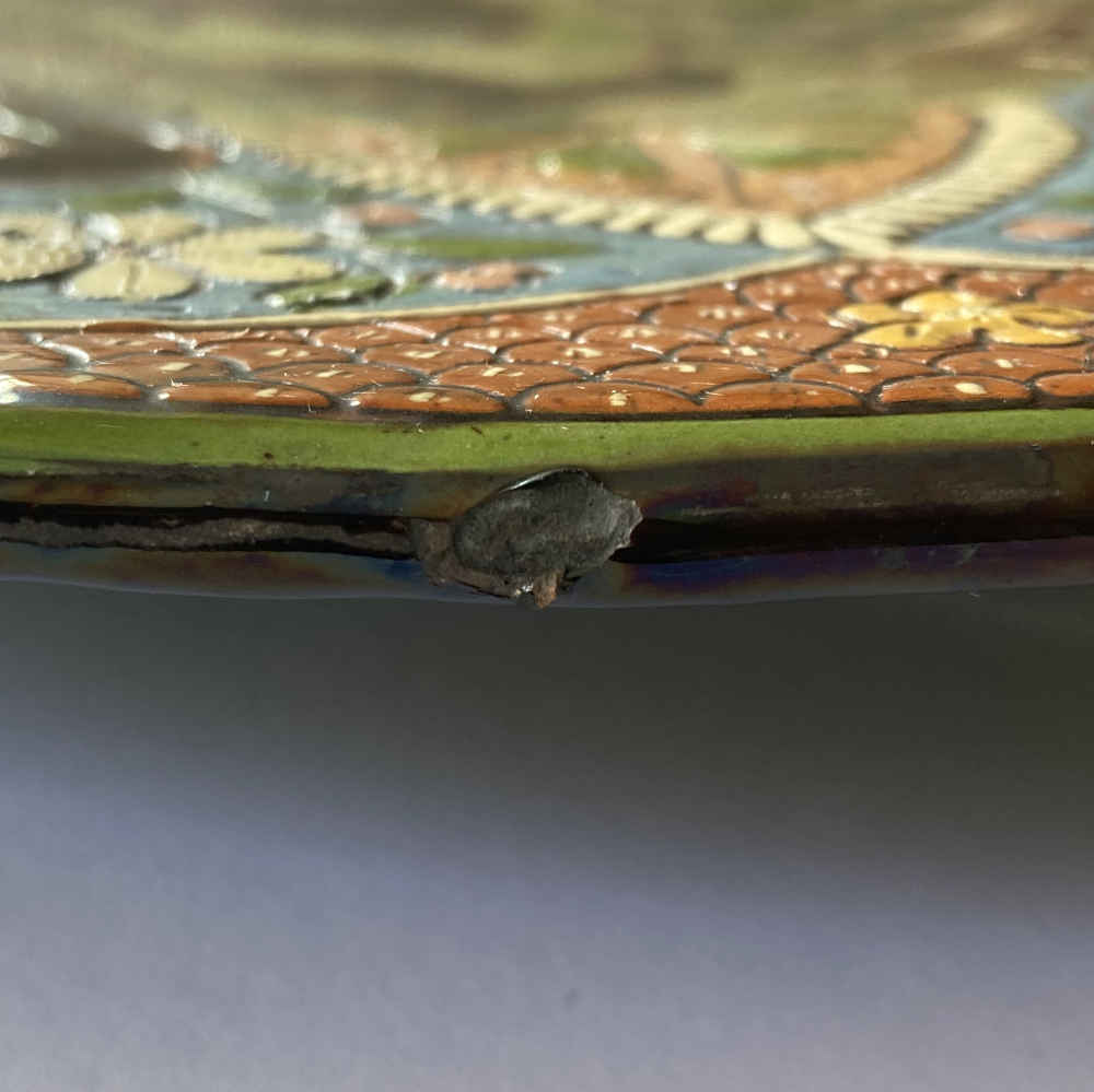 MUSÉE CÉRAMIQUE - Hunting Dogs with Deer (Gottfried Stähly-Rychen) - Thun Majolica - Image 5