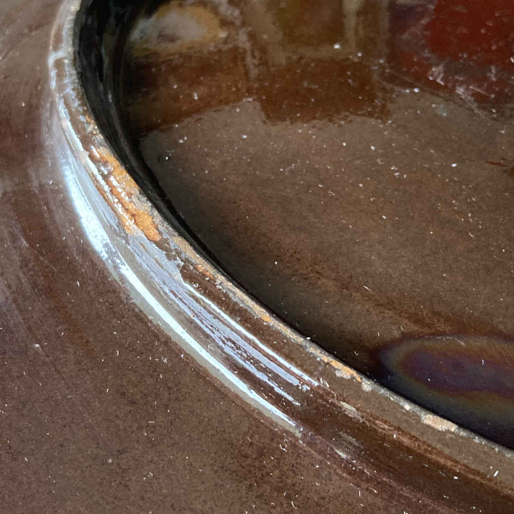 MUSÉE CÉRAMIQUE – Jungfrau (August Louis Ritschard) – Gran plato de mayólica de Thun - Imagen 18