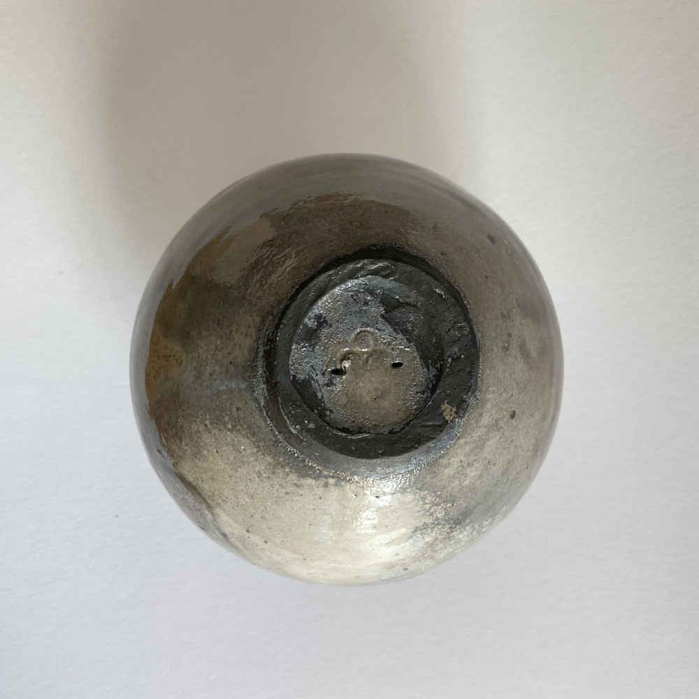Otto MEIER (* 1903, † 1996) – Vase Grün und Türkis 2 - Studiokeramik – Bild 5