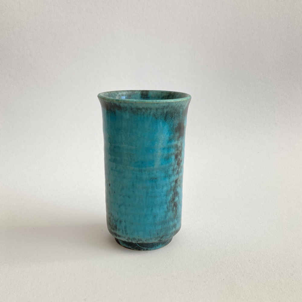 Paul DRESLER (* 1879 - † 1950) – Kleine Bechervase aus Keramik - Studiokeramik – Bild 2