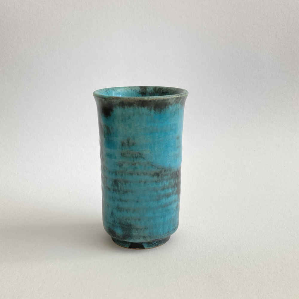 Paul DRESLER (* 1879 - † 1950) – Kleine Bechervase aus Keramik - Studiokeramik – Bild 3