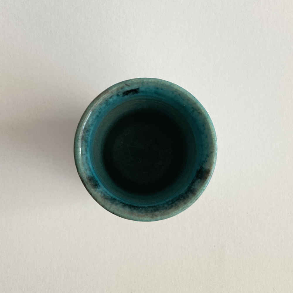 Paul DRESLER (* 1879 - † 1950) – Kleine Bechervase aus Keramik - Studiokeramik – Bild 4