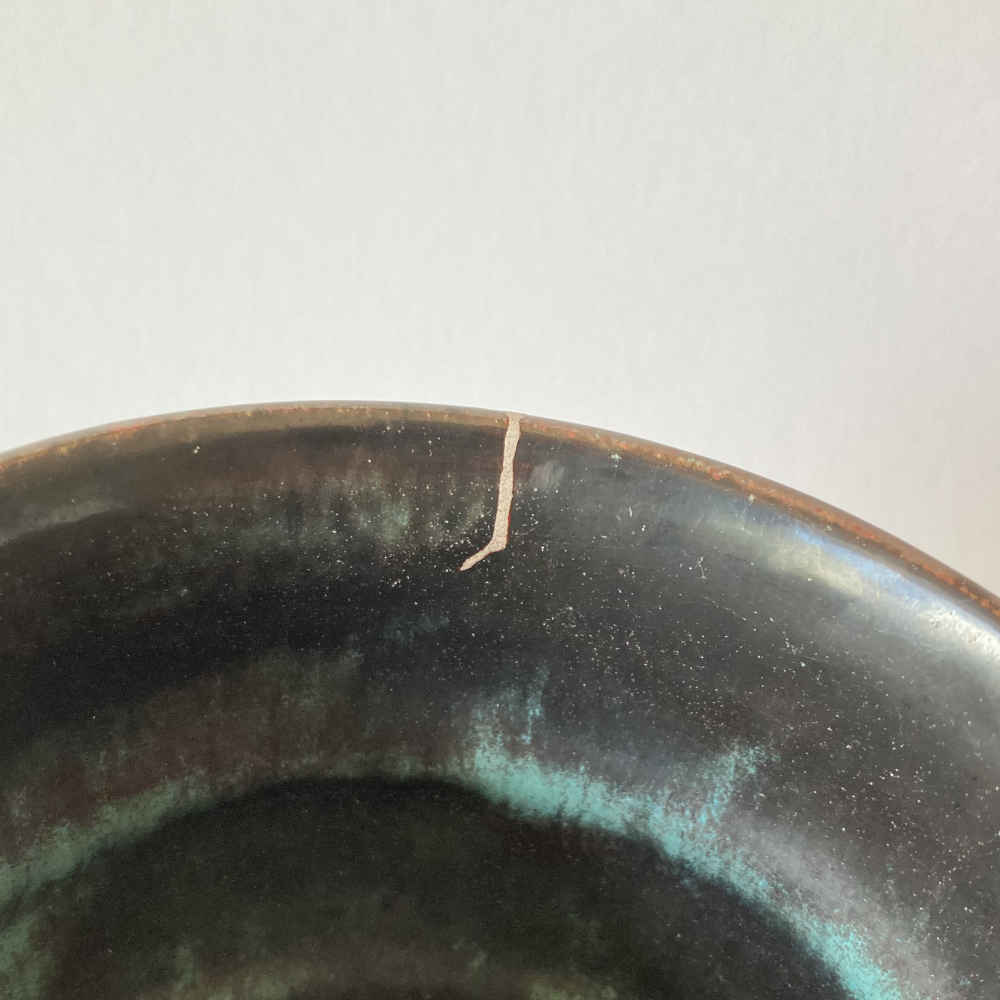 Paul DRESLER (* 1879 – † 1950) – Taza (reparación Gintsugi) - cerámica de taller - Imagen 7