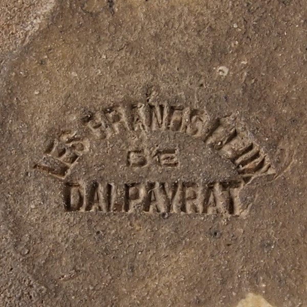 Una de las marcas de Pierre-Adrien Dalpayrat: LES GRANDS FEUX DE DALPAYRAT.