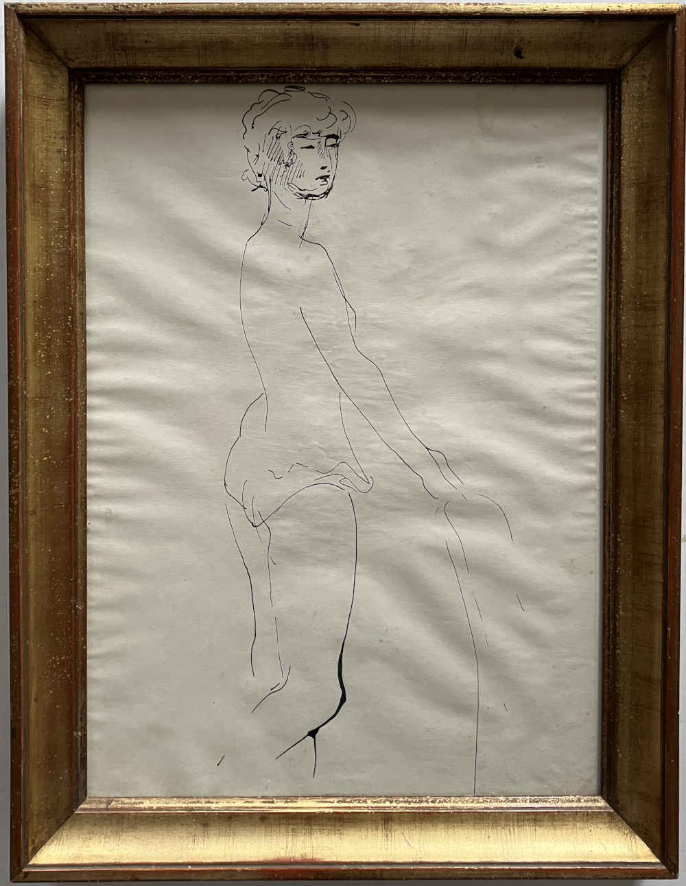 Pierre BLANC (* 1902, † 1986) – Danseuse – Dibujo a pluma - Imagen 2