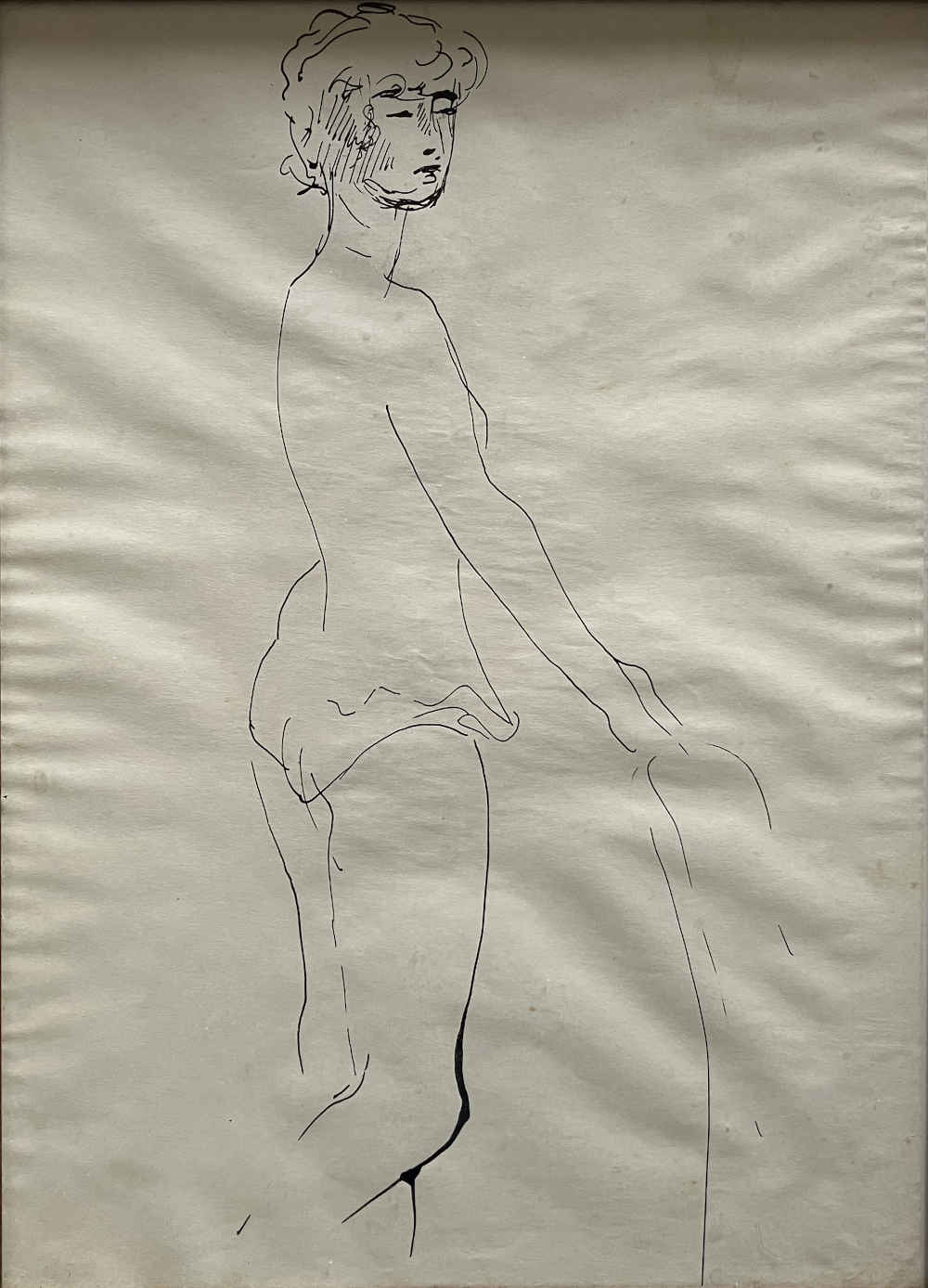 Pierre BLANC (* 1902, † 1986) – Danseuse – Disegno a penna