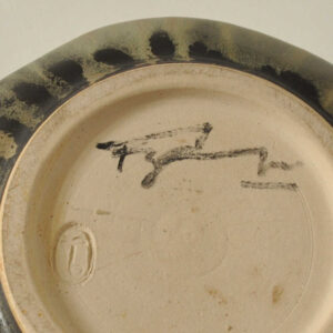 Keramik Signatur von Richard Bampi: Fjampi oder Fgampi.