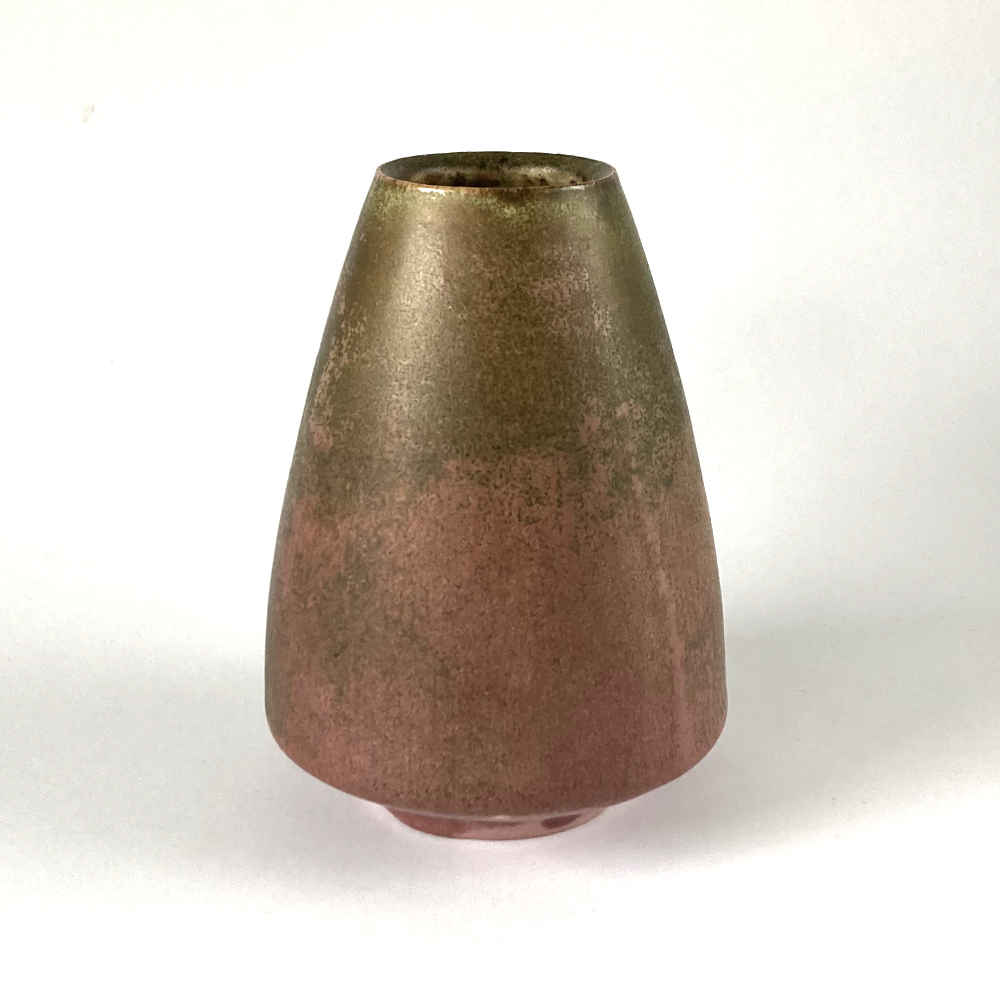 Richard BAMPI (* 1896, † 1965) – Multicoloured Vase with Kink in the Wall - Studio Pottery - Image 2