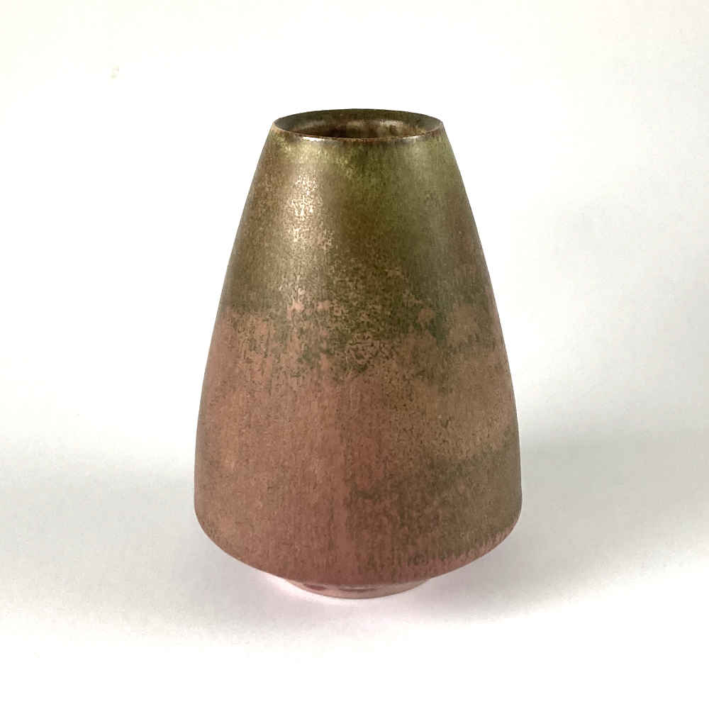 Richard BAMPI (* 1896, † 1965) – Multicoloured Vase with Kink in the Wall - Studio Pottery - Image 3