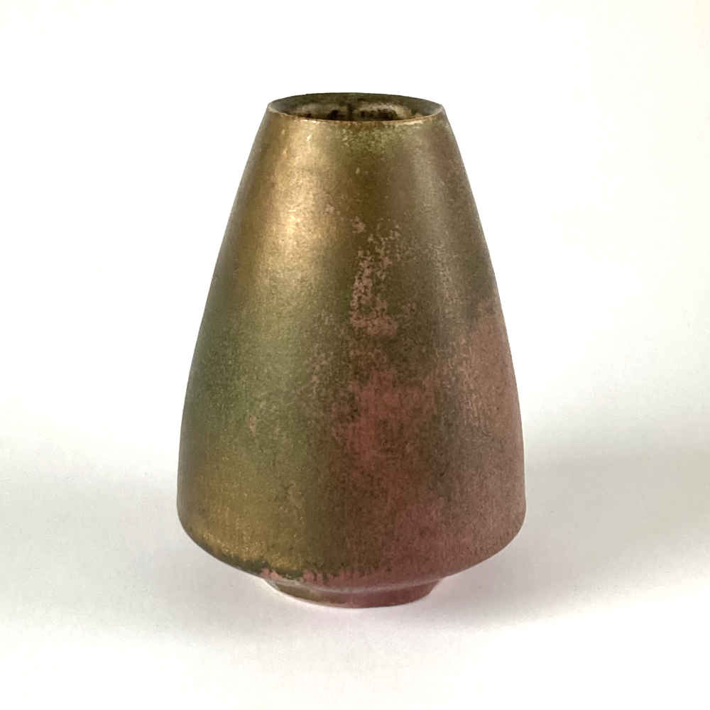 Richard BAMPI (* 1896, † 1965) – Multicoloured Vase with Kink in the Wall - Studio Pottery