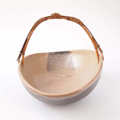Richard BAMPI (* 1896, † 1965) – Bowl with Handle in Wabi-Sabi Style - Studio Pottery - Image 2