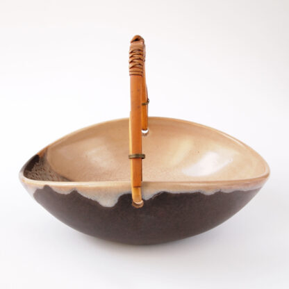 Richard BAMPI (* 1896, † 1965) – Bowl with Handle in Wabi-Sabi Style - Studio Pottery - Image 3