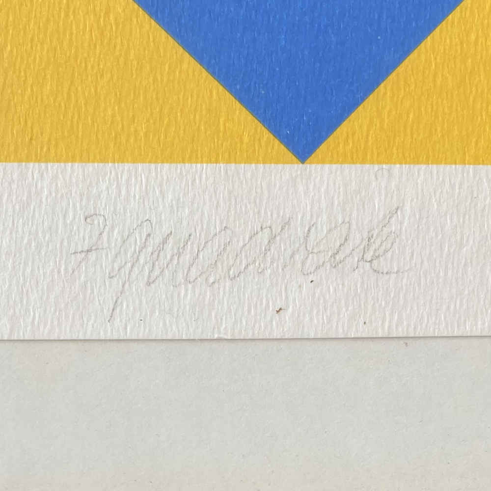 Rolf Luethi (* 1933, † 2015) - 7 Carrés - Sérigraphie – Image 4