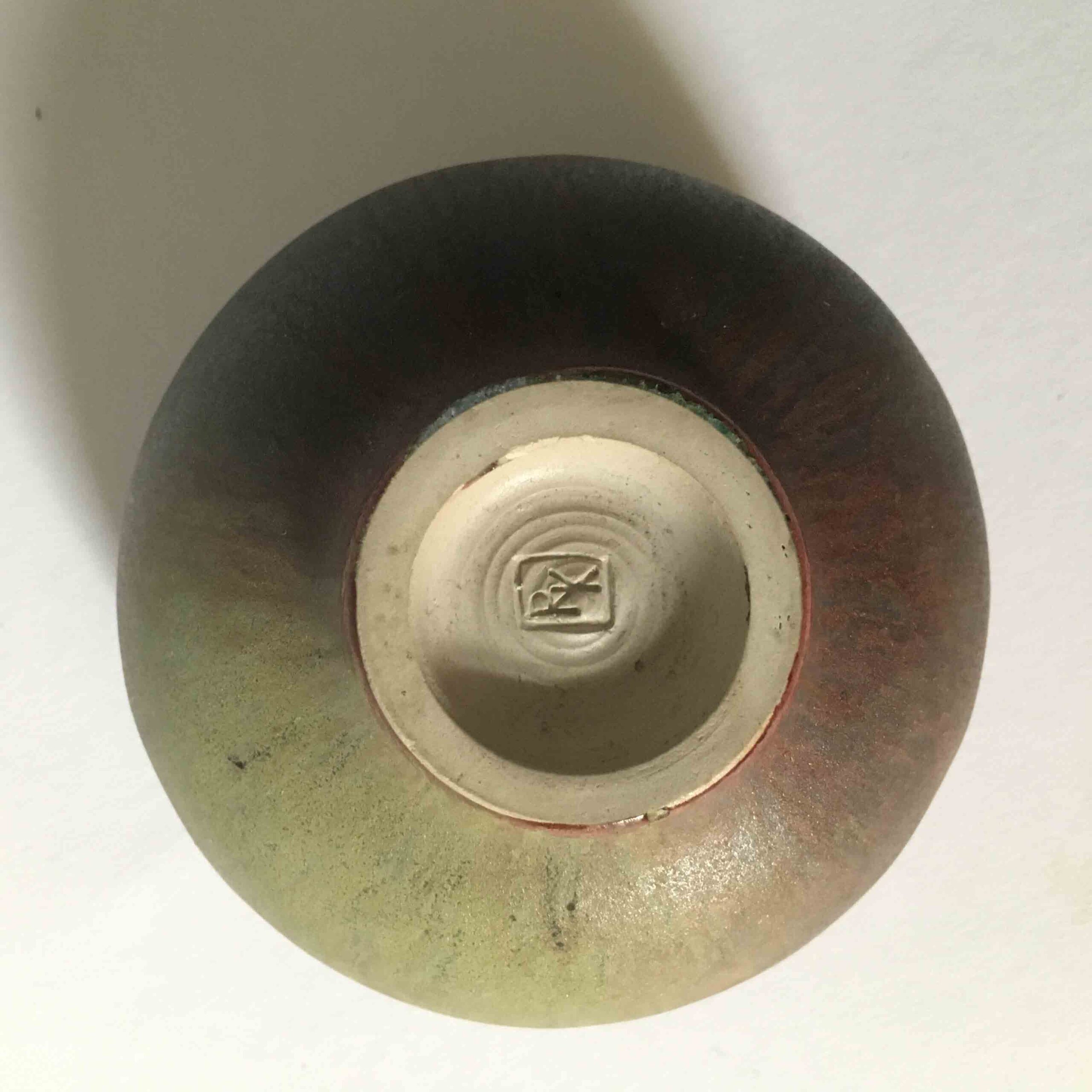 Ruth KOPPENHÖFER (* 1922, † 1994) - Piccola ciotola rossa - studio ceramica - immagine 3