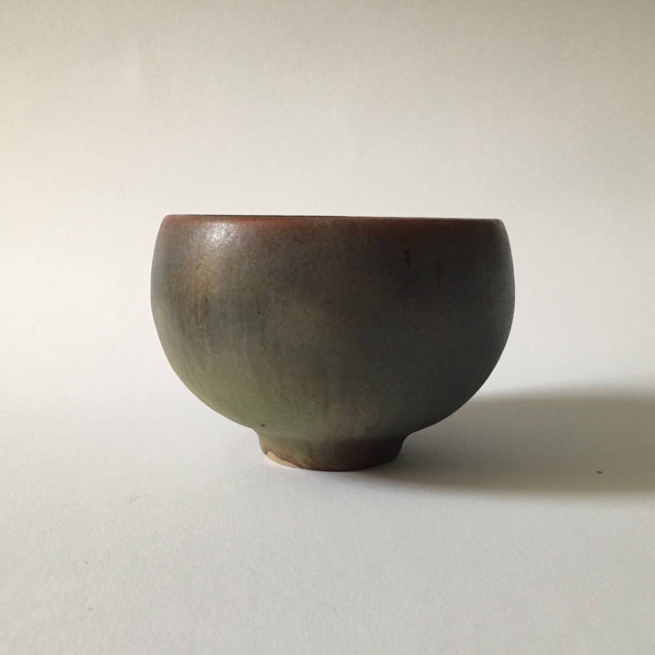 Ruth KOPPENHÖFER (* 1922, † 1994) - Piccola ciotola rossa - studio ceramica