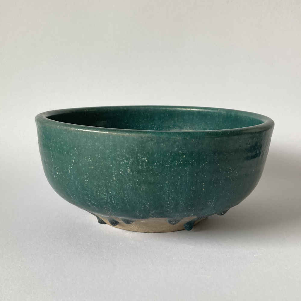 Stephan ERDÖS (* 1906, † 1956) – Coupe avec gouttes – Céramique d'atelier – Image 3