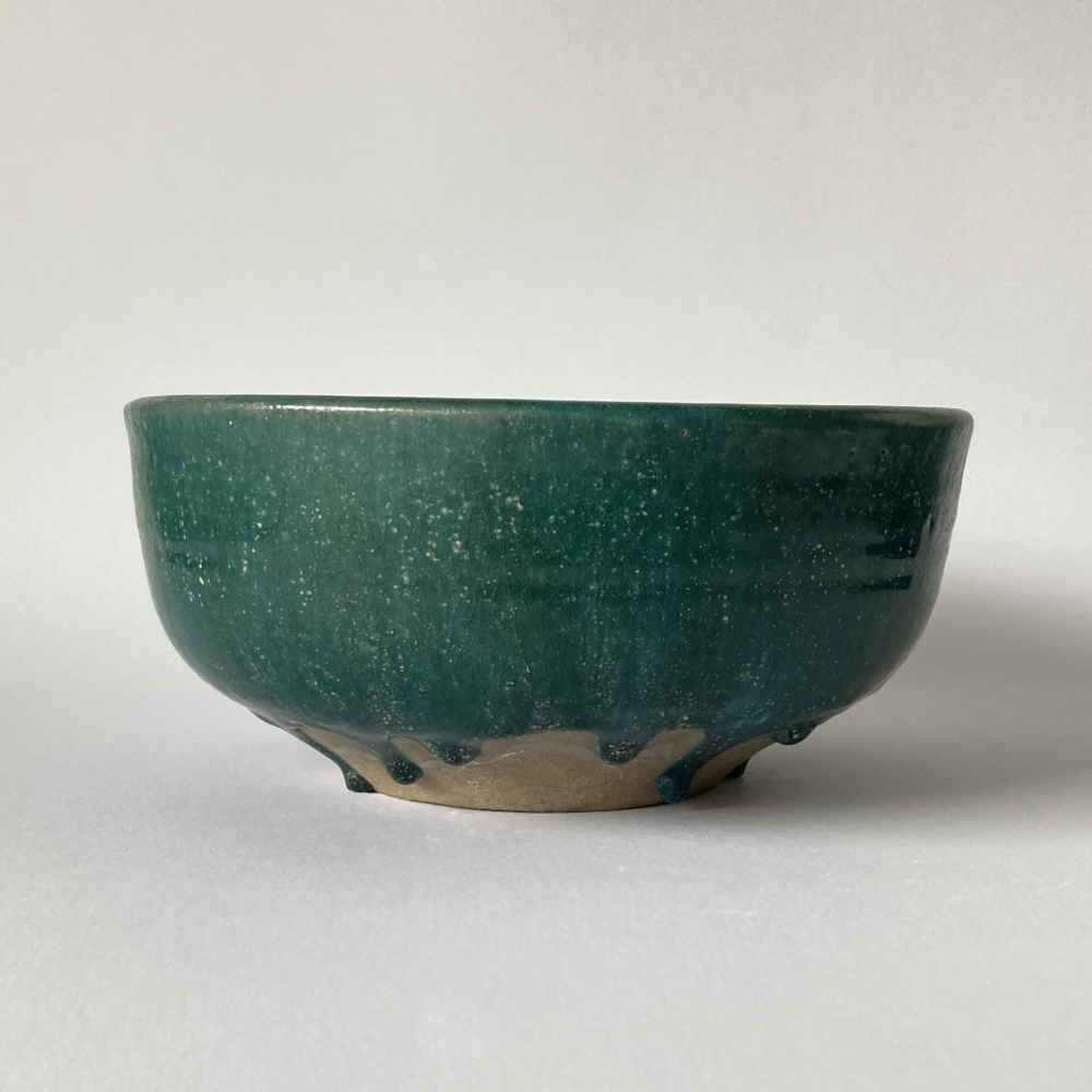 Stephan ERDÖS (* 1906, † 1956) – Coupe avec gouttes – Céramique d'atelier – Image 4