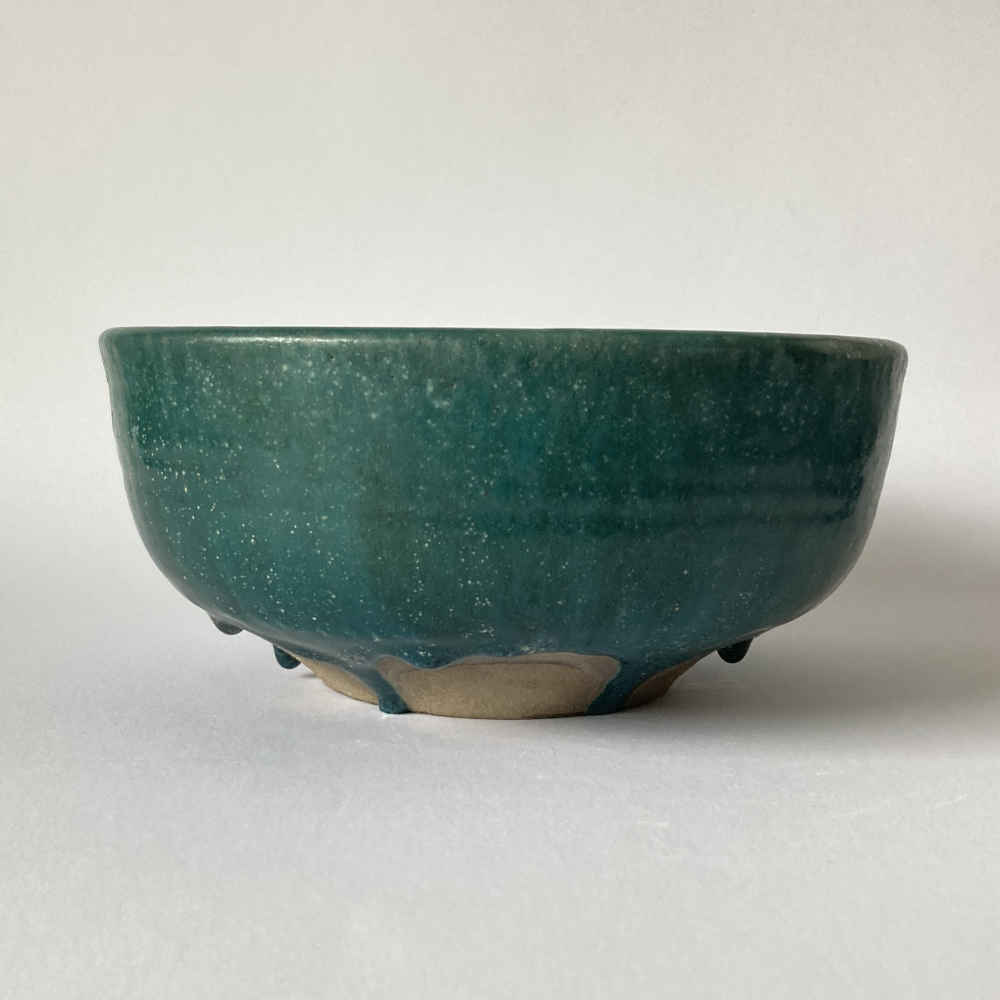 Stephan ERDÖS (* 1906, † 1956) – Coupe avec gouttes – Céramique d'atelier – Image 5