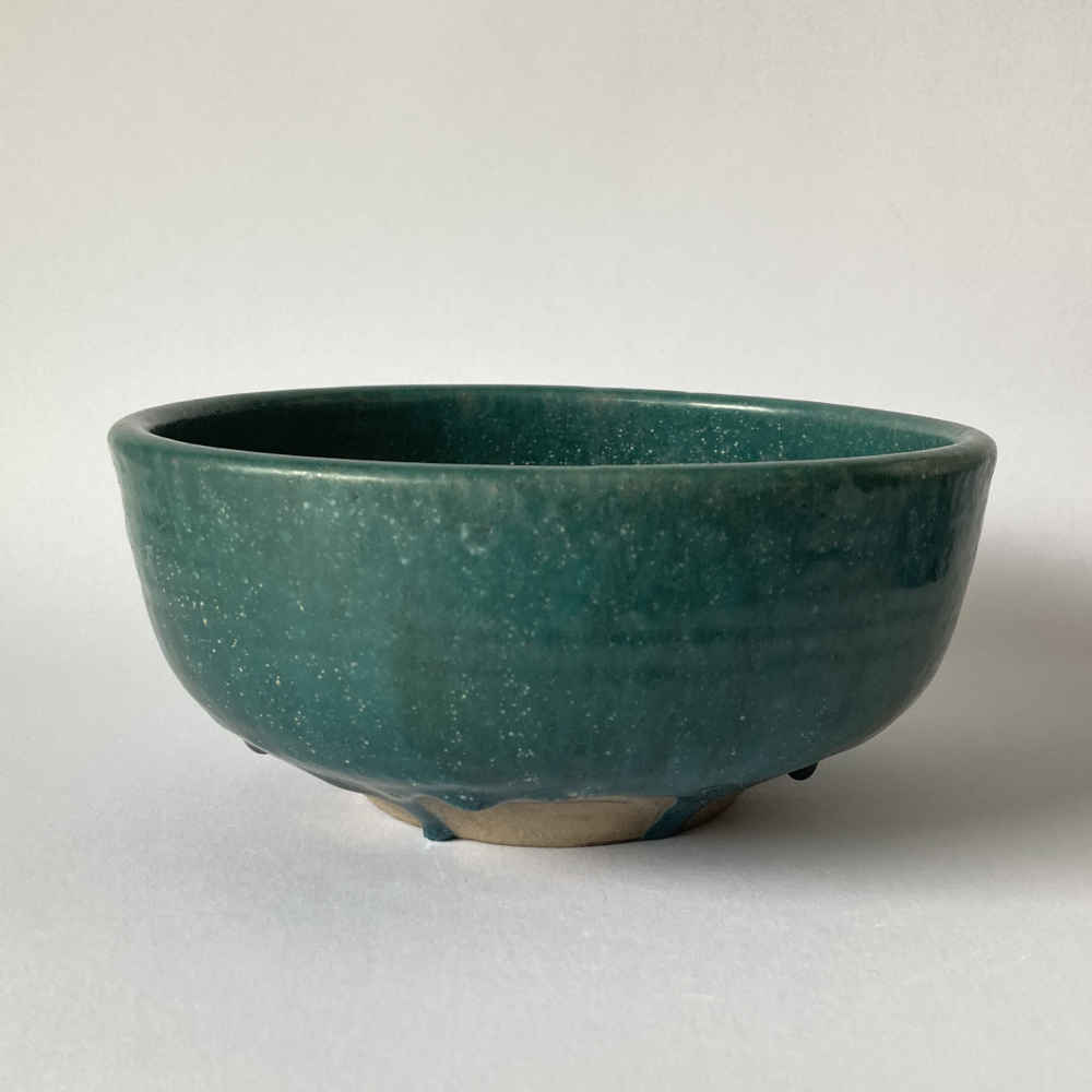 Stephan ERDÖS (* 1906, † 1956) – Coupe avec gouttes – Céramique d'atelier – Image 6