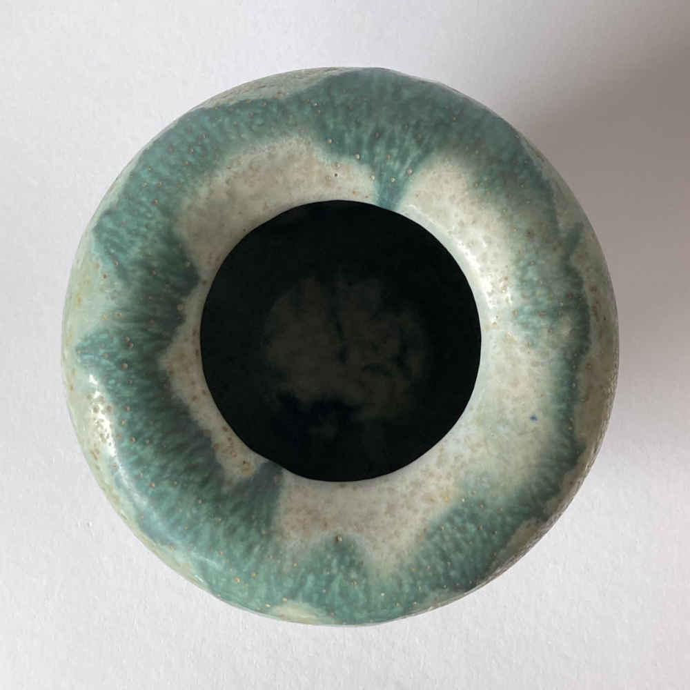 Stephan ERDÖS (* 1906, † 1956) - Vase moyen en céramique verte - Céramique d'atelier – Image 8