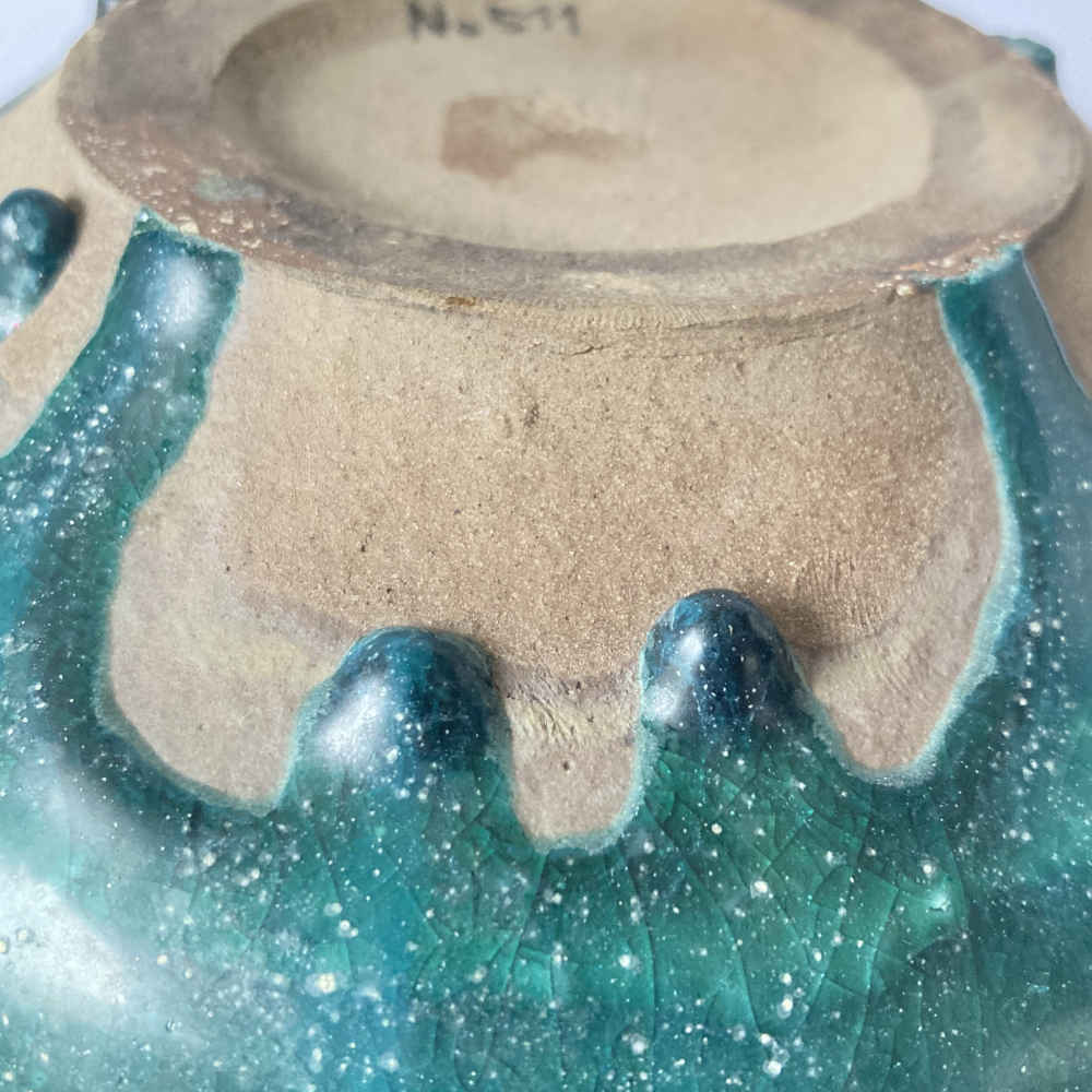 Stephan ERDÖS (* 1906, † 1956) – Ciotola con gocce – Studio ceramica - immagine 10