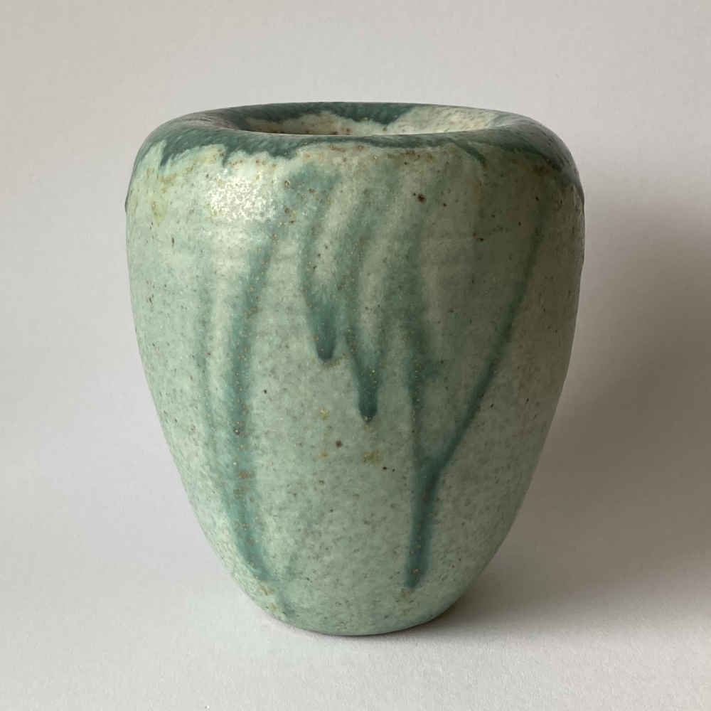 Stephan ERDÖS (* 1906, † 1956) - Vaso di medie dimensioni in ceramica verde - Studio ceramica - immagine 2