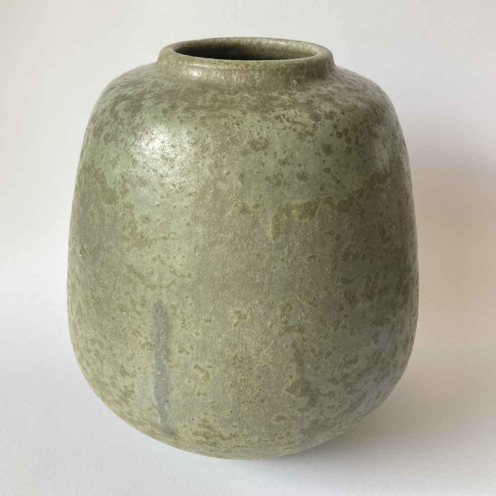 Stephan ERDÖS (* 1906, † 1956) - Vaso verde - Studio ceramica