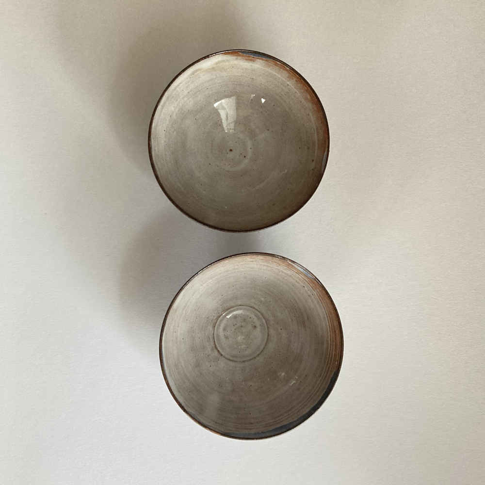 Taller HOHLT - Dos cuencos con esmalte Lindig - cerámica de taller - Imagen 3