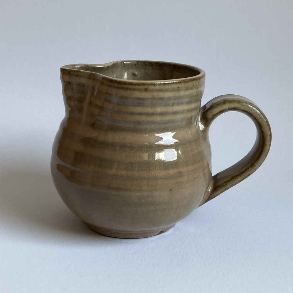 Tessa KIDICK (* 1915, † 2002) – Cruche avec rainures - poterie d'atelier – Image 4