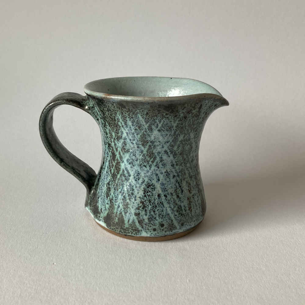 Tessa KIDICK (* 1915, † 2002) - Petit Pot en céramique vert - Céramique d'atelier – Image 5